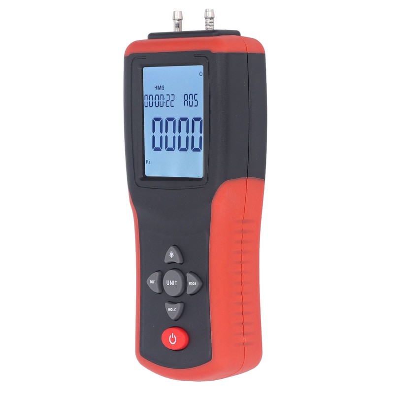 Digital Manometer 12 Units Selectable Multi Function Digital Differential Pressure