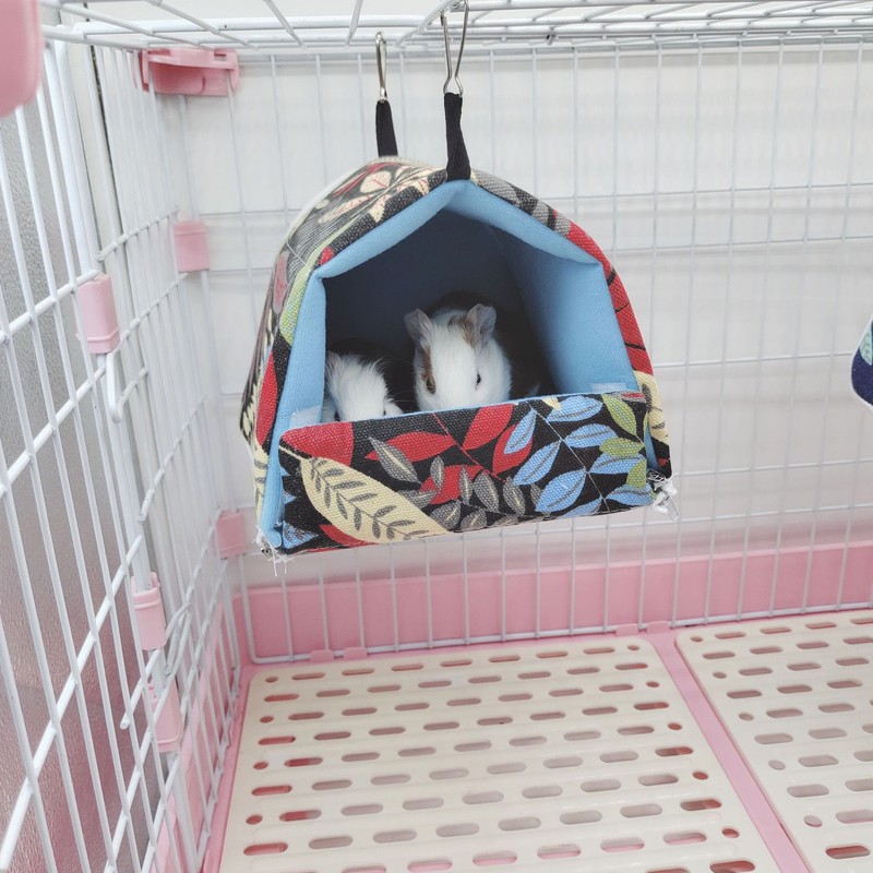 Hamster Nest Breathable Comfortable Removable 4 Seasons Guinea Pig Bed