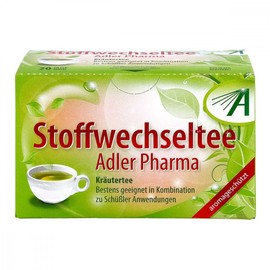 ADLER Stoffwechseltee Filterbeutel 20 St