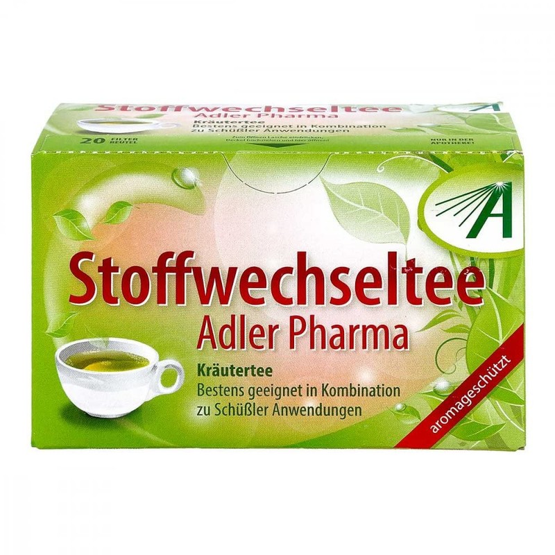 ADLER Stoffwechseltee Filterbeutel 20 St