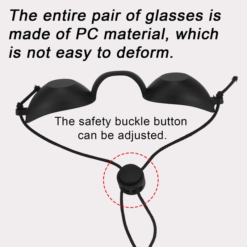 Fukaisu 2 Pairs Tanning Goggles, Tanning Bed Eye Sun Protection