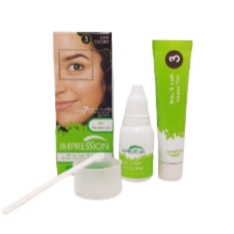 Kit Henna Tinte Híbrido Cejas y Pestañas Tipo Microblading Semipermanente
