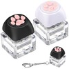 Taiyin 2 Pcs Keyboard Fidget Keychain Decompression Toys Finger Stress