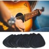 10Pcs Black Guitar Picks, Celluloid Guitar Plectrums for Your Electric,