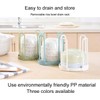 White Dinnerware Bowl Plate Racks and Holder Plastic Drain Rack