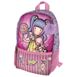 Santoro Unisex Kids 1111GJ04 Gorjuss Fairground First Prize Mini Backpack, 26 x 34 x 11.4 cm, Purple, One Size, multicoloured, Casual