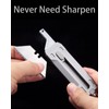 Tenchilon T4 Compact Retractable Box Cutter Utility Pocket EDC Knife
