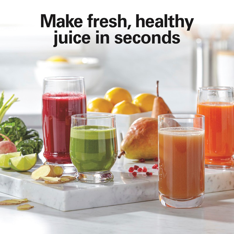 Hamilton Beach Juicer Machine, Big Mouth 3” Feed Chute for