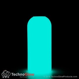 TechnoGlow Glow in the Dark Paint, Bright Natural Aqua - UV Reactive Luminescent Paint - 1 Quart