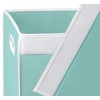 Simple Houseware Single Laundry Basket with Lid, Turquoise