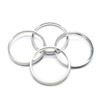 GoldenSunny 73.1mm OD to 66.1mm ID Silver Aluminum Hub Centric