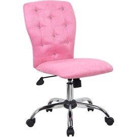 Boss Office Products Tiffany Modern Office Chair in Pink