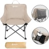 VILLEY Folding Camping Chair Beach Chair Outdoor Lawn Portable Lightweight