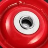 MUKLEI 5 Pack 6 x 1.2 Inch Solid Rubber Flat