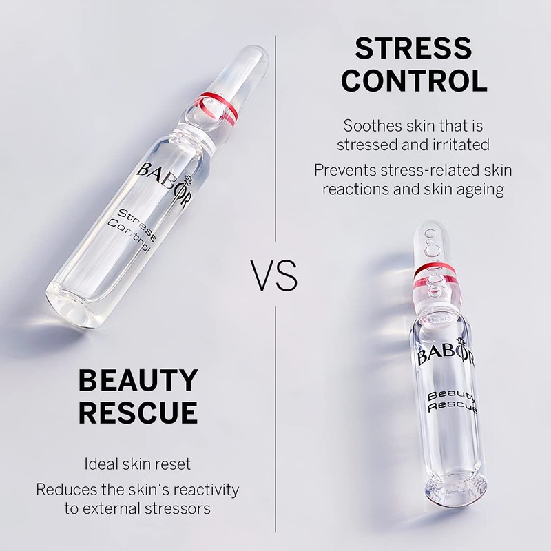 BABOR Beauty Rescue Ampoule Serum Concentrates | Reboot Stressed and