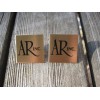 Acoustic Research 2 Acoustic Research Speaker Brass Badge 1-1/8" AR-3