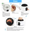Nail Gel Polish Remover Steamed Removal Machine Manicure Tool Black