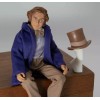 Willy Wonka, miniature half bust hat stand for Mego doll