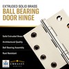 Embassy Door Hinge Solid Brass – 4.5 x 4.5 Inch,
