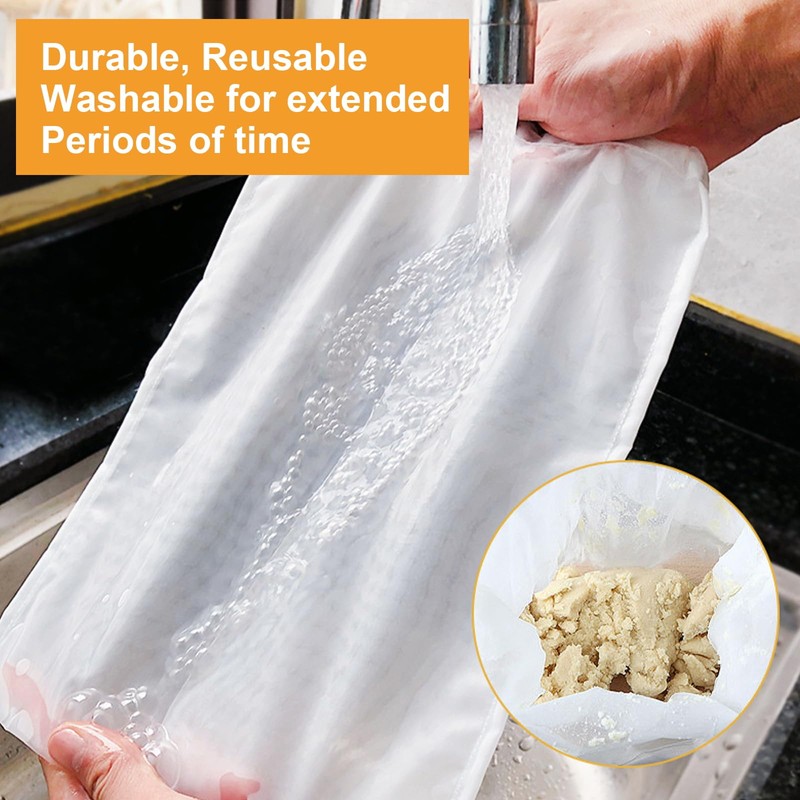 8Pcs Muslin Bag Cloths for Cooking Straining,Cheese Cloth,Reusable Nut Milk