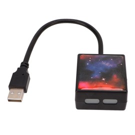 USB Star Projector Night Light Ambient Lamp 3 Colors Car Interior Decoration for Auto Home Bedroom Party