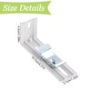UFURMATE Vertical Blind Bracket, 6 Pcs 4.2 Inch Length Metal