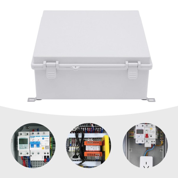 SENDERPICK 13'' Junction Box ABS In/Outdoor Wall-mounted Electrical Box Weatherproof