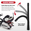 XSPANDER 7 inch Short Motorcycle Antenna (2-Pack) Compatible for Harley