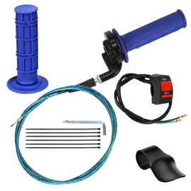 HIAORS Mini Bike Throttle Assembly Compatible with Coleman CT200U BT200X CT200U-EX, 7/8 Twist Throttle Cable Handle Grips Kit for Dirt Pit Bike Motorcycle Massimo Baja MB200 196cc 212cc Minibike Parts
