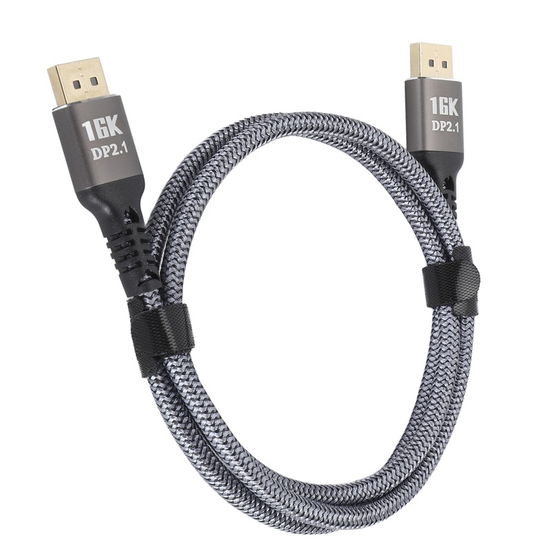 DisplayPort 2.1 Cable 16K 30Hz 40Gbps 3D Dynamic HDR Male
