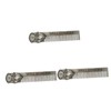 Beavorty 3pcs Metal Hair Comb Men's Fine Tooth Dandruff Comb