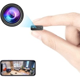 Smallest Spy WiFi IP Camera,Wireless Remote Camera,HD1080P Security Camera, Nanny Cam,Baby Monitor with Upgraded Night Vision,AI Human Motion Detection,Cloud Storage for Security with iOS Android APP