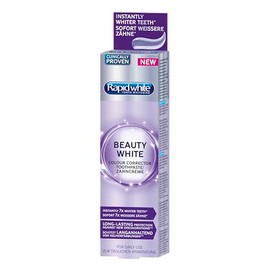 Rapid White Beauty White Toothpaste For 7x Whiter Teeth Without Hydrogen Peroxide Effective Formula 75 ml