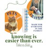 TAKE-N-SLIDE Peel and Stick Reusable for 12 + Refills, Pill/Medication/Vitamin/Pet Med Tracker &