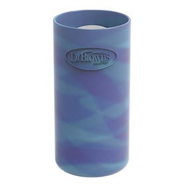 Dr. Brown's Options+ Narrow Glass Bottle Sleeve, 100% Silicone, Glow-in-the-Dark, BPA-Free, 8 oz, 1-Pack