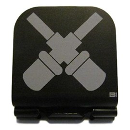 US Navy Gunners Mate Badge Laser Etched Hat Clip Black