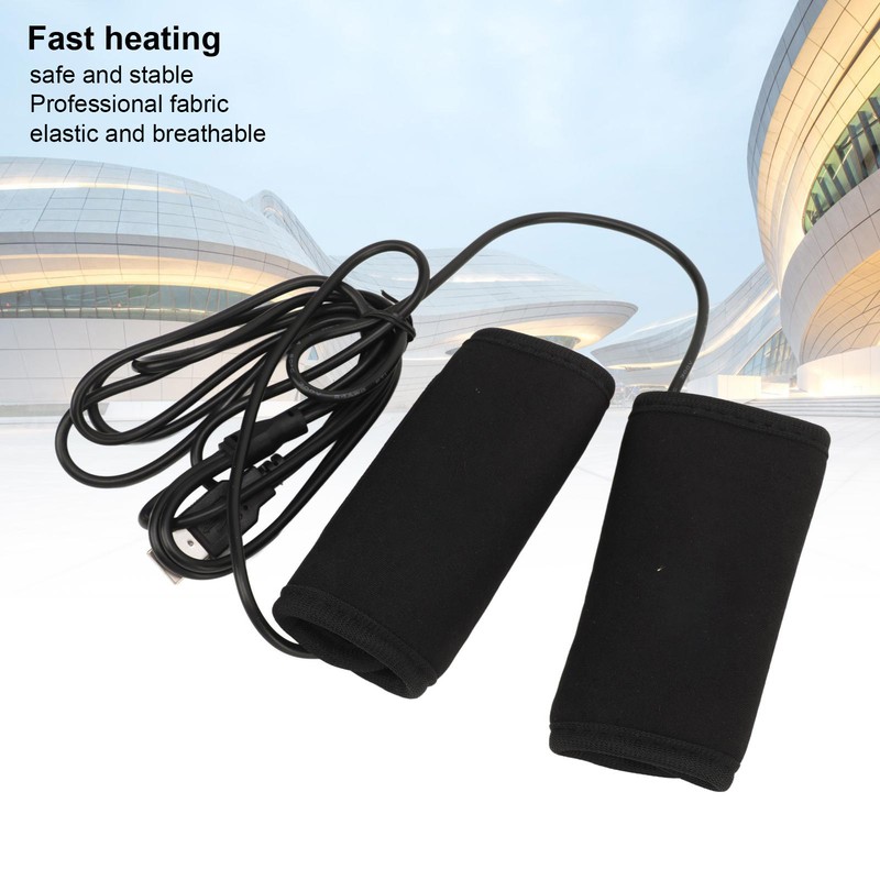 DC5V Motorcycle Heated Grips Cover Pad USB Interface Handlebar Grip