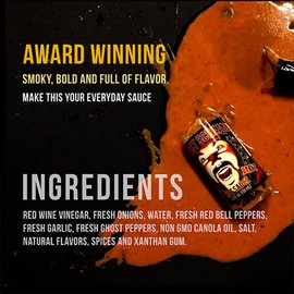 Ghost Scream Hot Sauce - "Original Flavor" (Smoky, Bold & Flavorful!) - Original Award-Winning Ghost Pepper Recipe, (5.5 Oz.)