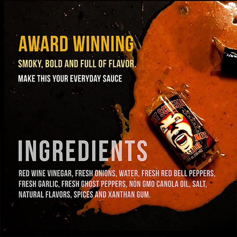 Ghost Scream Hot Sauce - "Original Flavor" (Smoky, Bold &