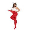 CozyWow Women's Tights Elastic Semi Opaque Tights Plus Sizes XL-4XL,