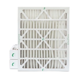 Glasfloss 20x24x4 MERV 10 (FPR 5-6) 4" Inch Pleated Air Filters Box of 3. Actual Size: 19-3/8 x 23-3/8 x 3-3/4