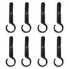 wellrun 8PCS Helmet Headlamp Clips,Hard Hat Light Holder Hooks, Non-Slip