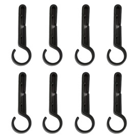 wellrun 8PCS Helmet Headlamp Clips,Hard Hat Light Holder Hooks, Non-Slip Headlamp Mount for Camping,Hiking,Fishing,Cycling,Construction