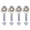uxcell 4pcs POSB4 Male Rod End Bearing 1/4 Inch Bore