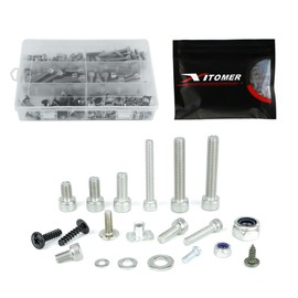 Xitomer Motorcycle Fairing Bolts Kits Fit for Ruckus 50 Zoomer 2003-2025, Fasteners Mounting Kits with Washers/Nuts/Fastenings/Clips/Grommets, Bodywork Stainless Steel Screws