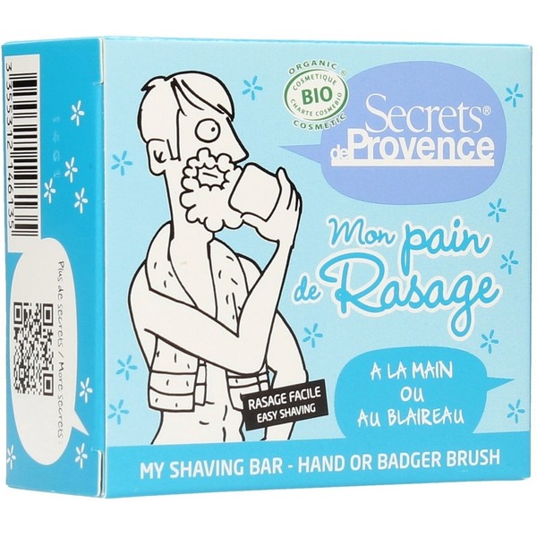 Secrets de Provence Men's shaving block, 90 g