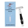 Pearl Shaving Double Edge Butterfly Safety Razor P- 81D (Black)