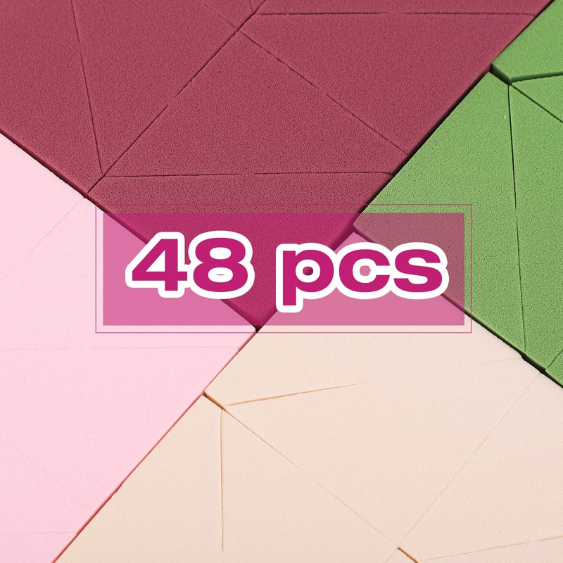 WSYUB Makeup Sponges Wedges, Disposable Makeup Applicator Cosmetic Wedges Sponges