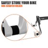 Ibera Horizontal Wall Mount Hanger, Indoor Bicycle Hook Holder Storage