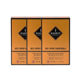 Gold Kamut Enzyme Grain-On Kamut Grain 3g 30 packs x 3 boxes Parents’ gift, 90g / 골드 카무트효소 그레인온 카뮤트 곡물 3g 30포 x 3박스 부모님선물, 90g